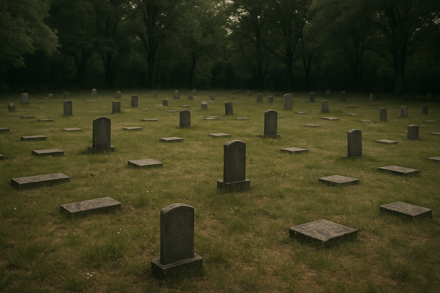 A potters field is a mass grave.