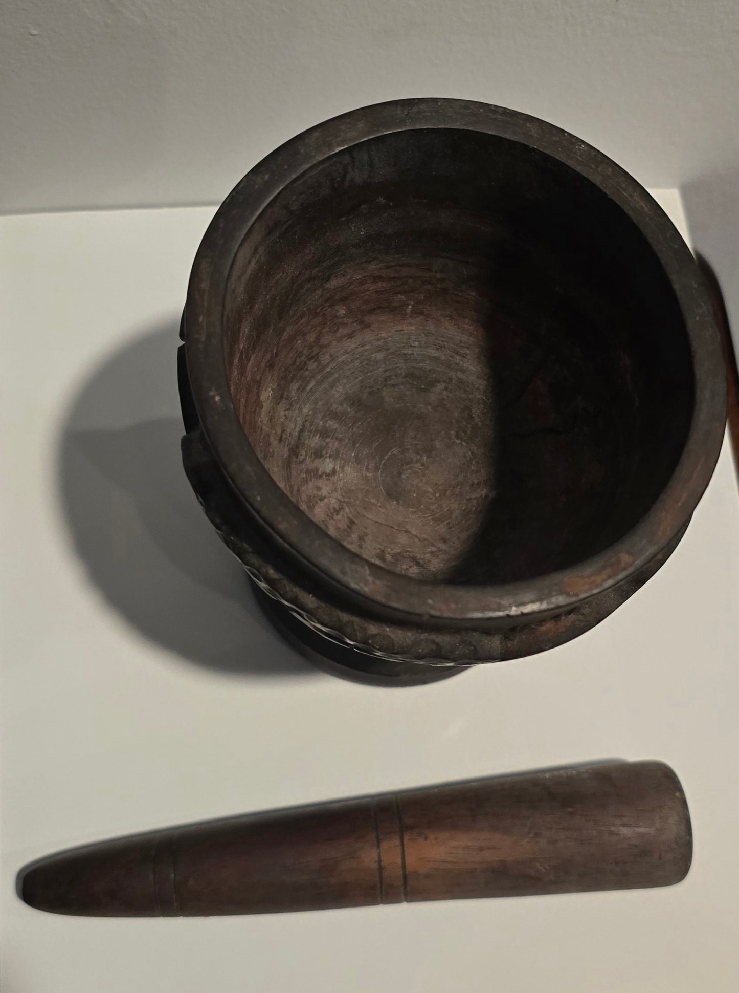 Wooden Mortar & Pestle