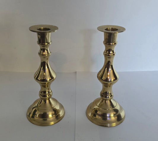 Small Brass Candlesticks